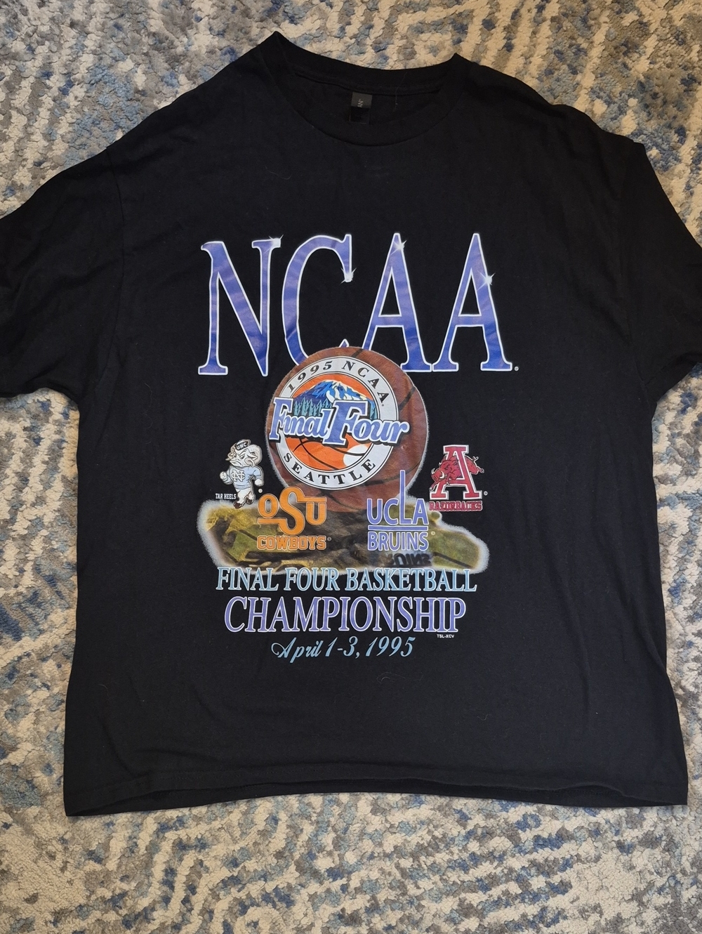 NCAA Black 1995 Final Four Championship Graphic Tee
